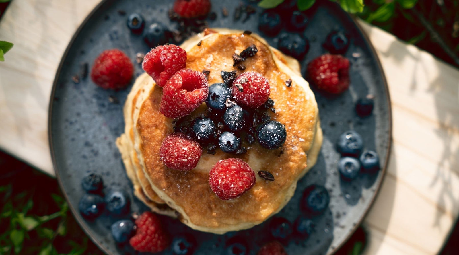 Glutenfria amerikanska pannkakor med betaglukan