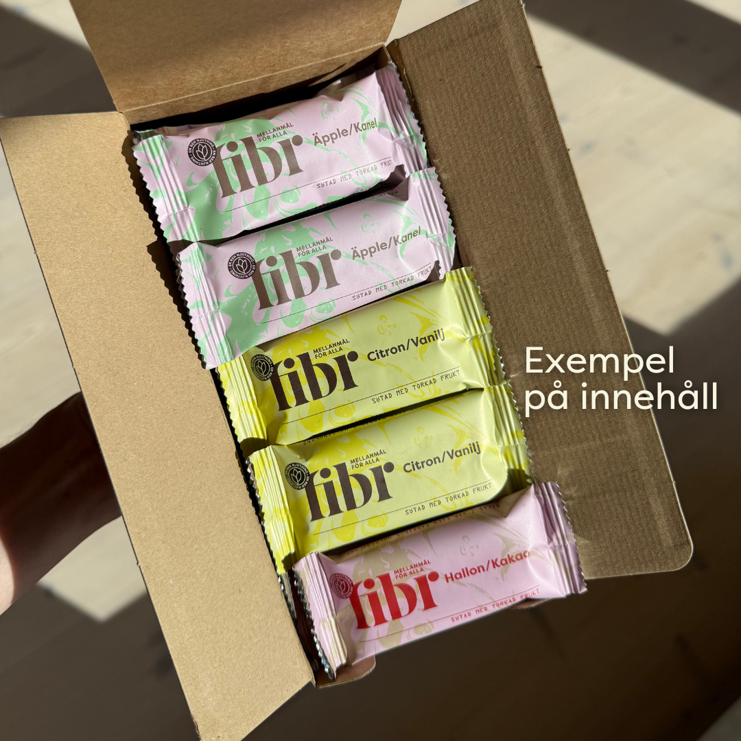 Fibr Frukt – Smakbox 25 bars