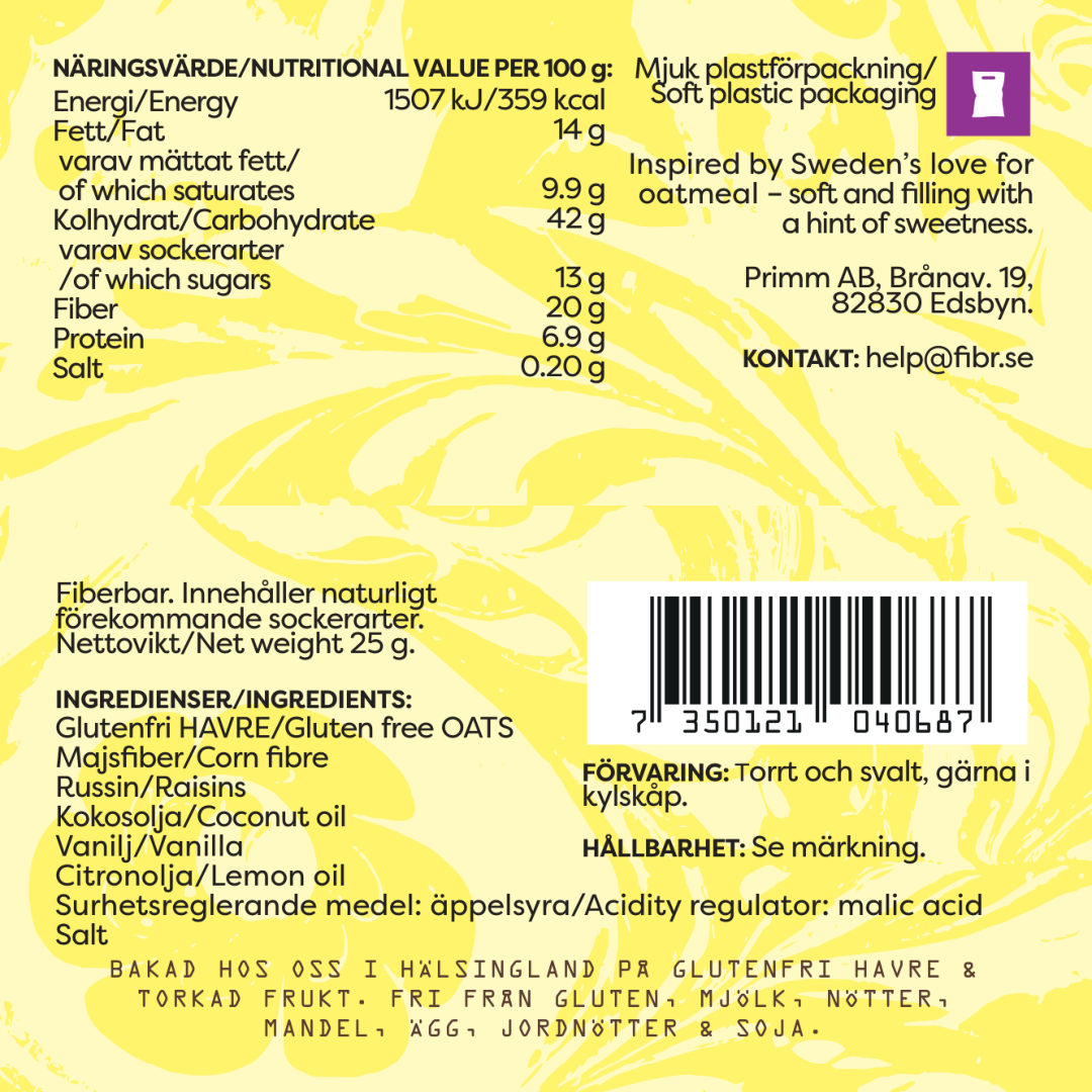 Citron/Vanilj – 25-pack