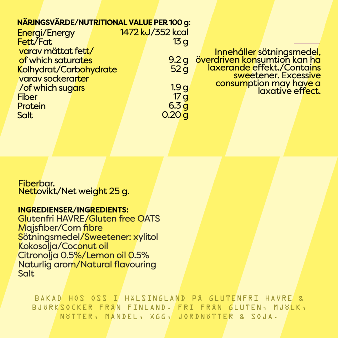 Citronkaka – 25-pack