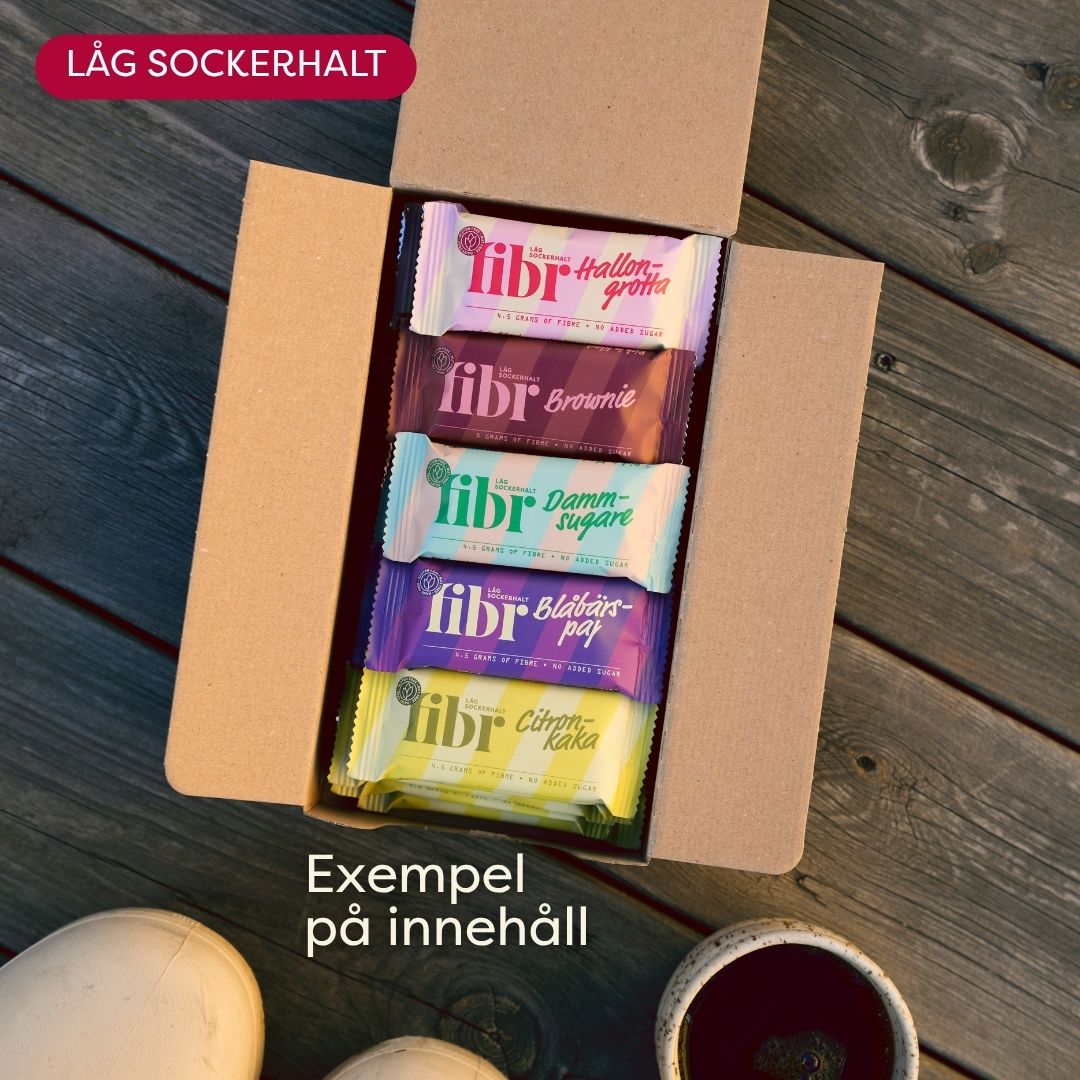 Fibr Fika – Provbox 25 bars