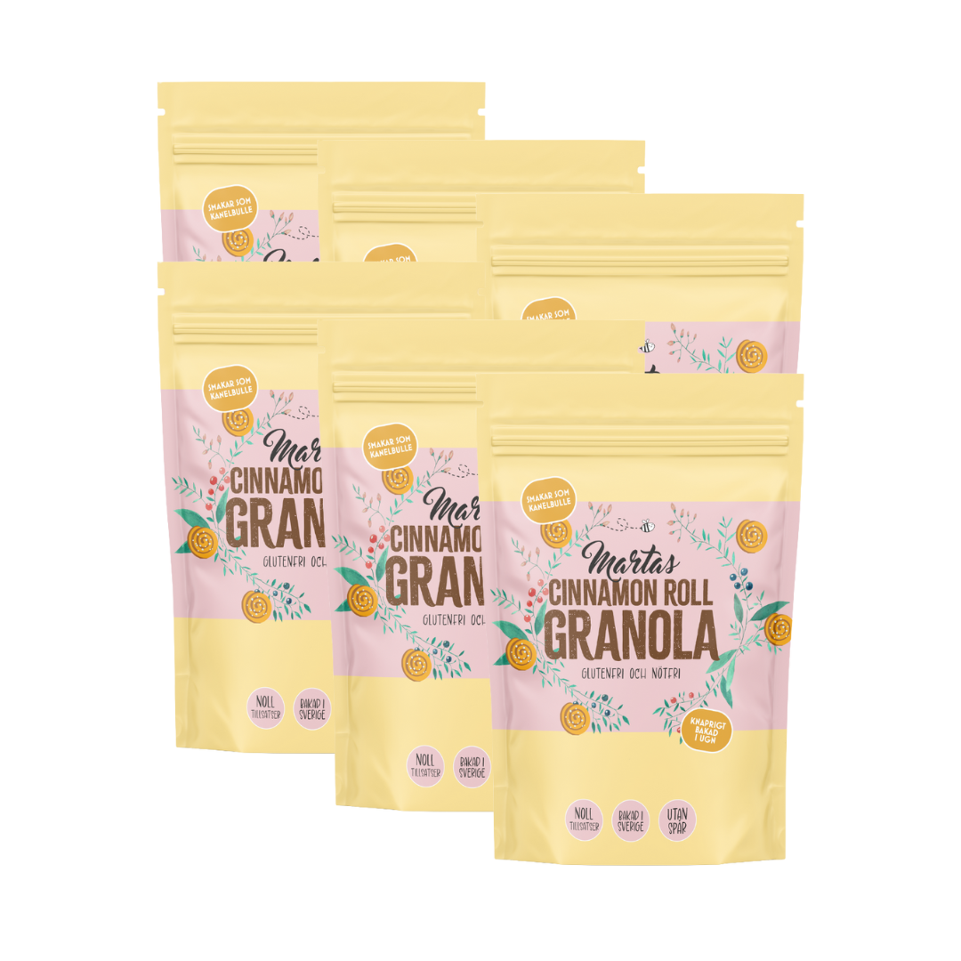Cinnamon Roll granola 6-pack