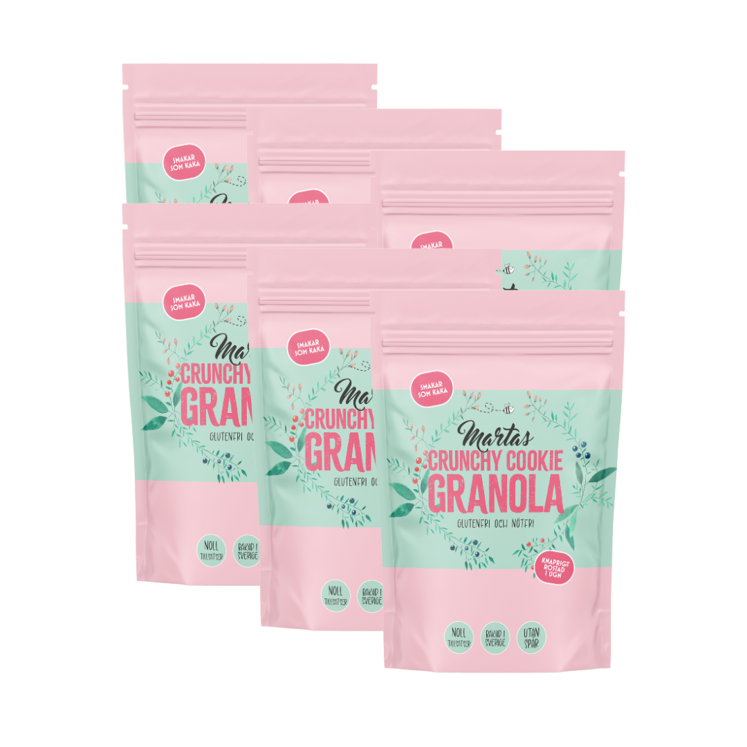 Crunchy Cookie granola 6-pack