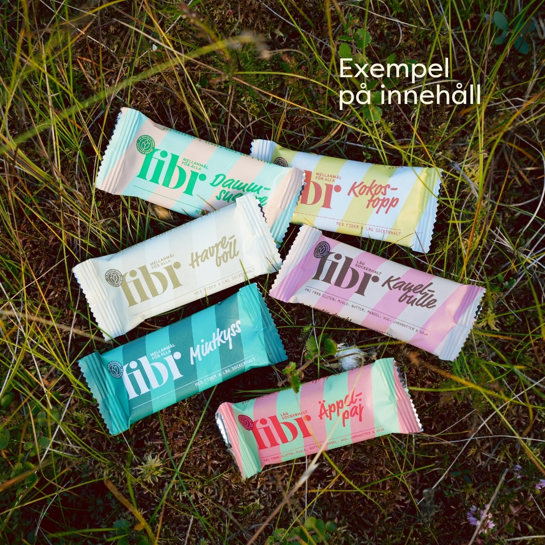 Fibr Fika – Provbox 25 bars