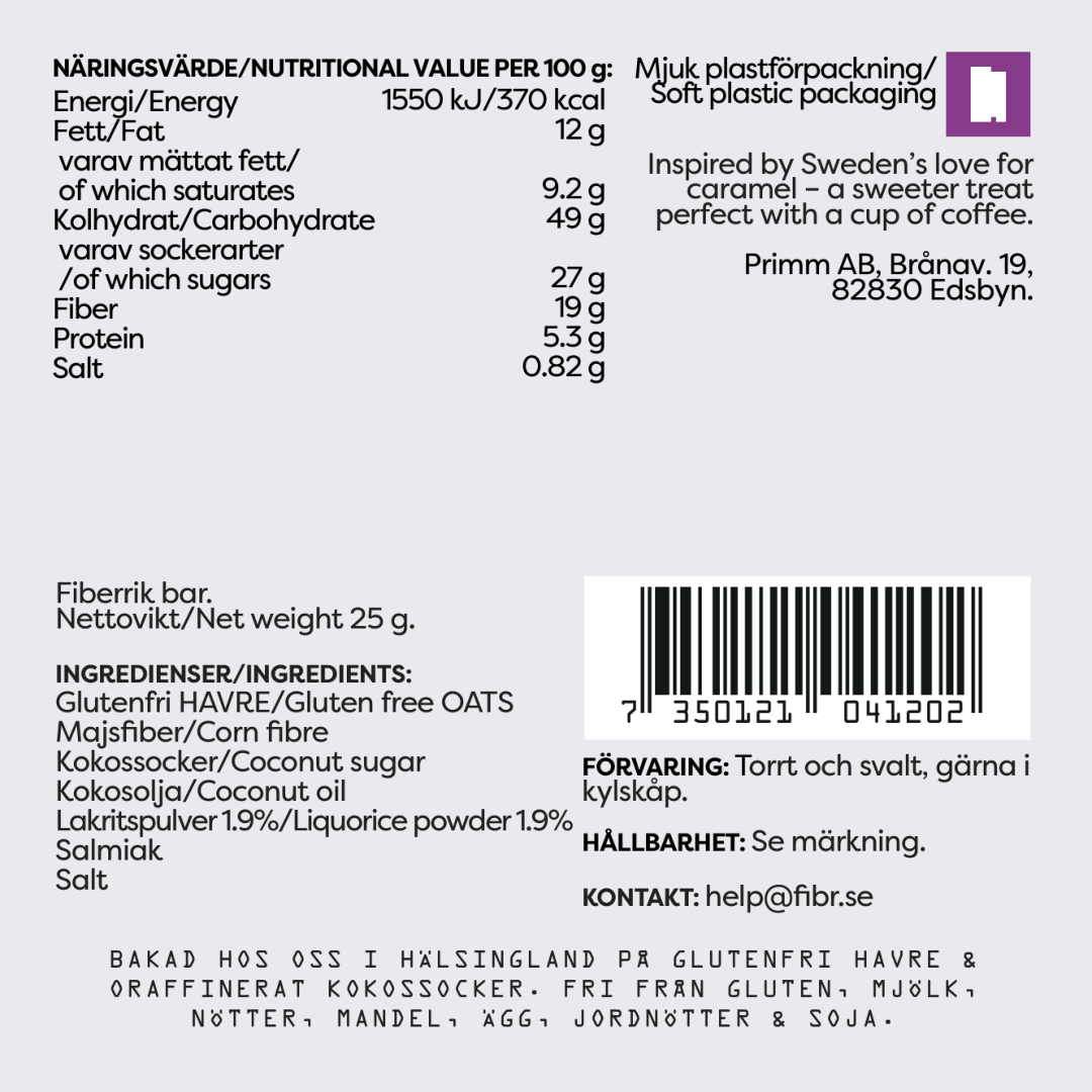 Saltlakritskola – 25-pack